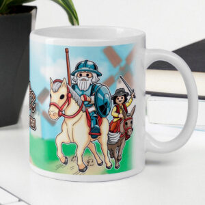 Don Clickote de la Mancha y Keko Panza - Taza